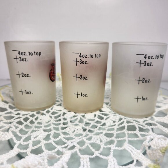 Anchor Hawking VTG Shot Glasses Set Of 3 1903 Cadillac 1903 Rambler 1911 Buick - Picture 3 of 12